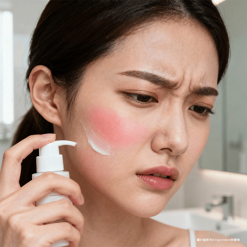 对护肤品或化妆品成分反应强烈