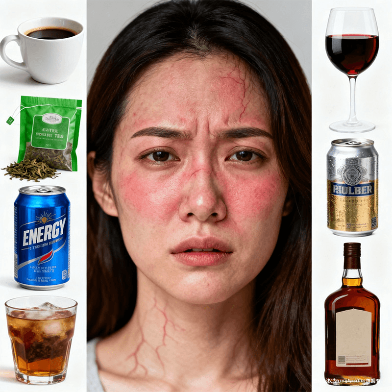 含咖啡因与酒精饮品