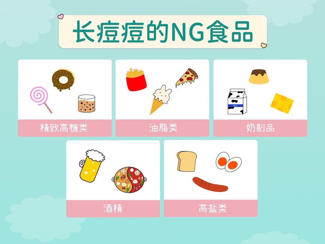 助长痘痘的 NG 食品