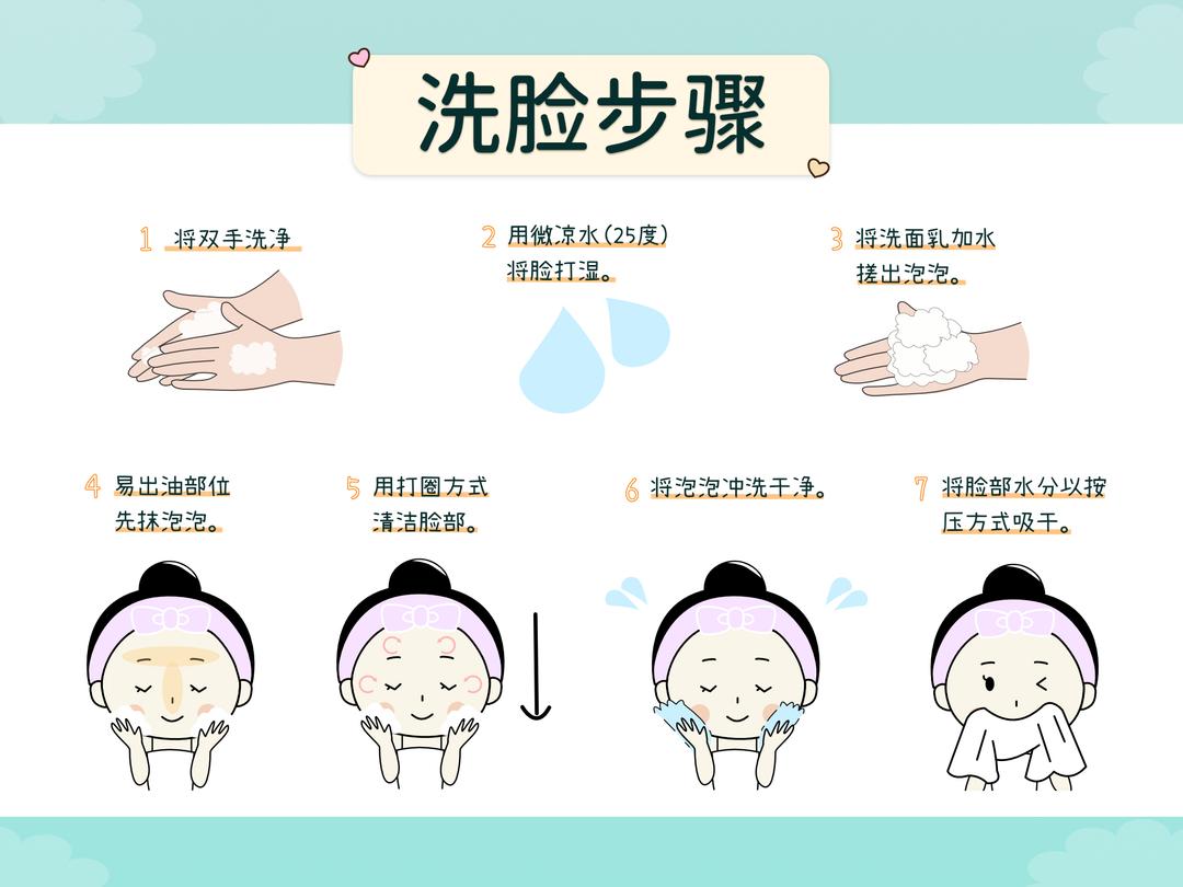 不同肤质要怎么洗脸?