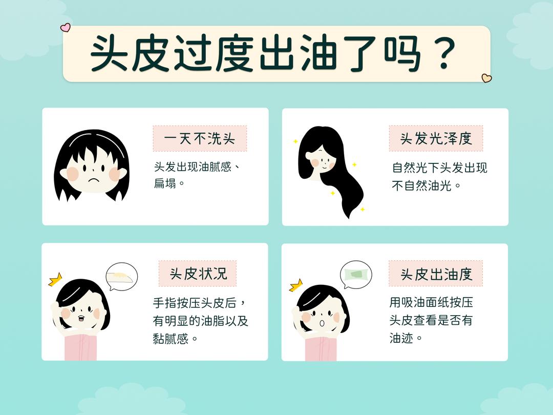 自我检测-头皮有过度出油吗?
