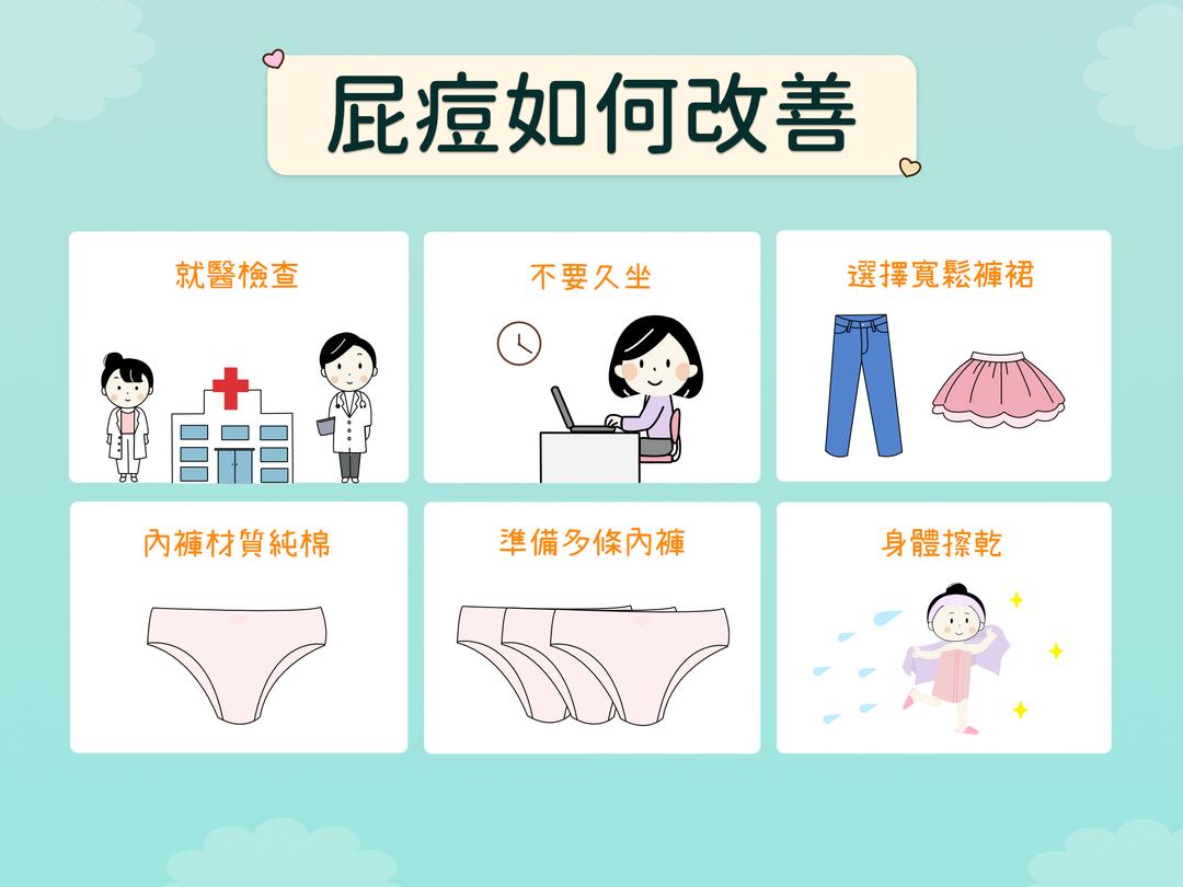 如何改善屁股痘痘?