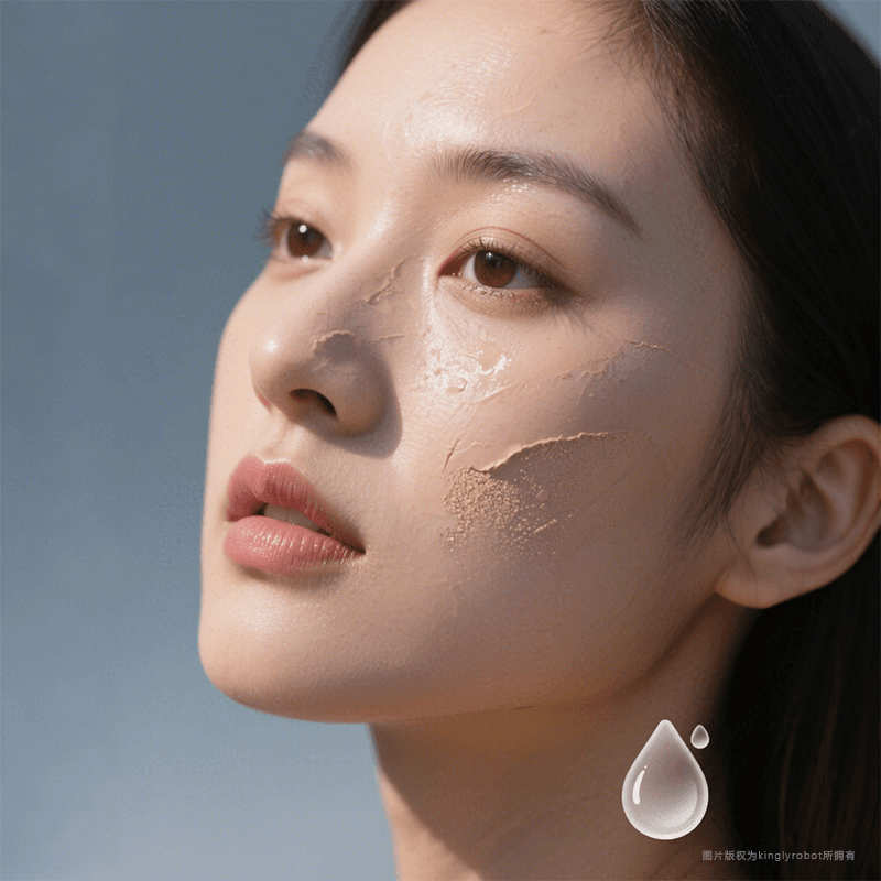 妆容不服贴、容易脱妆