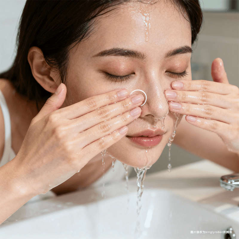 正确洗脸的基本步骤