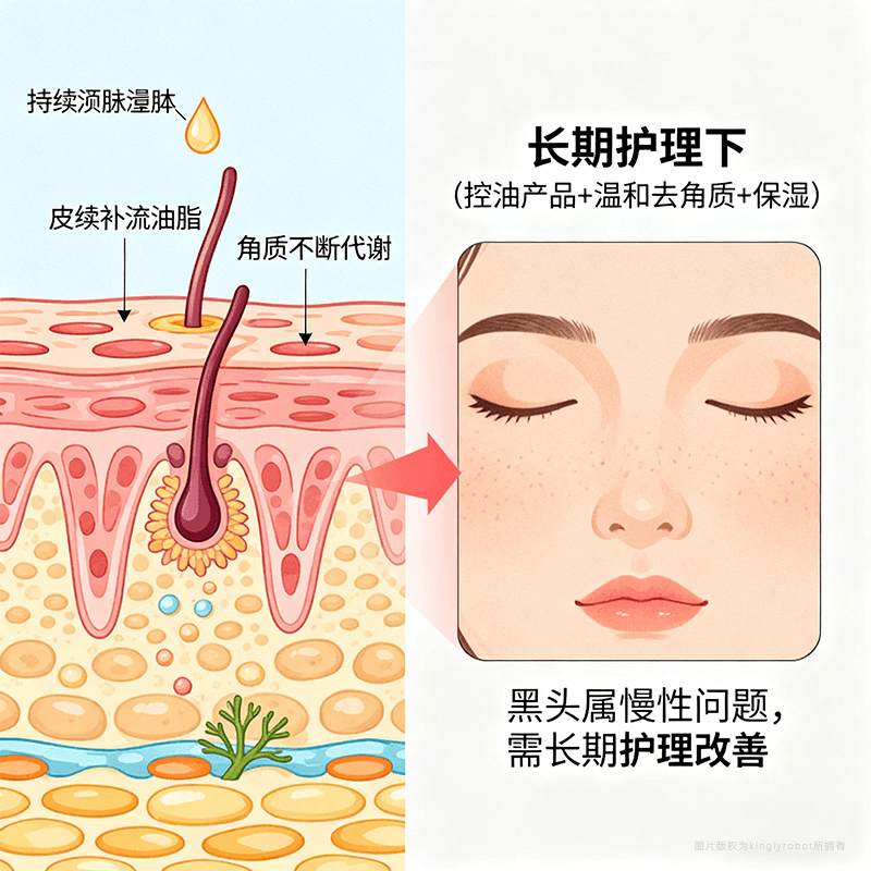 为何黑头无法「一次根治」?