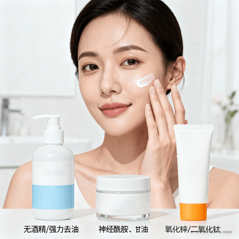 日常基础流程:清洁、保湿、防护